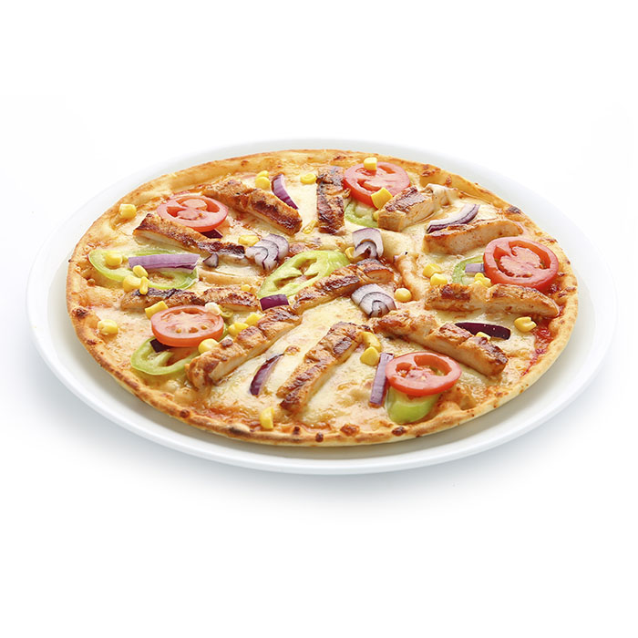 Tavuklu pizza